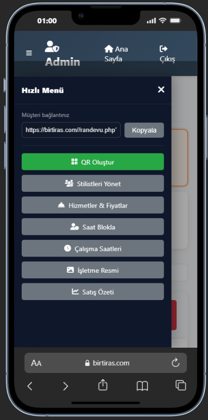 Admin Panel - Ayarlar